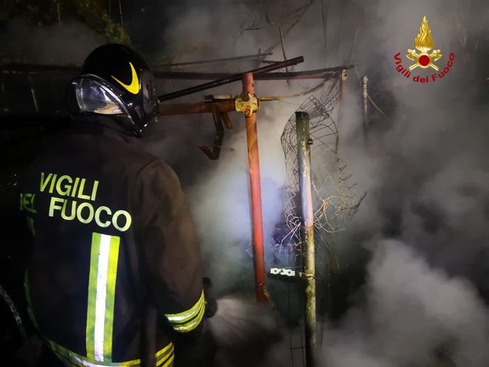 Incendio in via Donizetti Incendio in via Donizetti