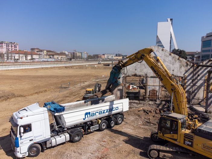 Le operazioni bonifica dell'area della stazione di Porta Romana commissionata a Gruppo Marazzato da COIMA come intervento preparatorio alle Olimpiadi Invernali 2026 Le operazioni bonifica dell'area della stazione di Porta Romana commissionata a Gruppo Marazzato da COIMA come intervento preparatorio alle Olimpiadi Invernali 2026