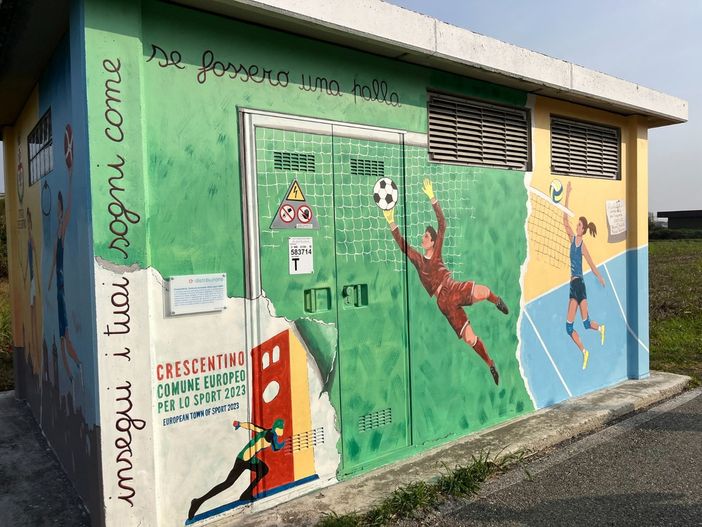 Da cabina elettrica a tela d'arte