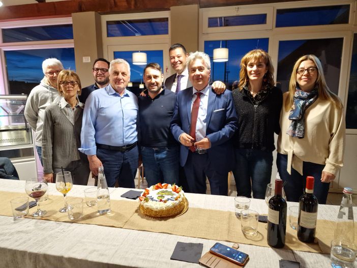 Il maresciallo Francesca insieme ai sindaci del territorio