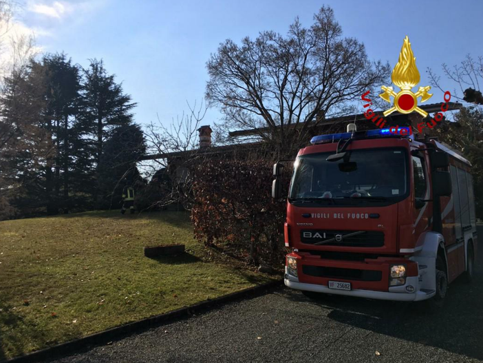 Roasio Sant'Eusebio: fiamme in una cucina Roasio Sant'Eusebio: fiamme in una cucina