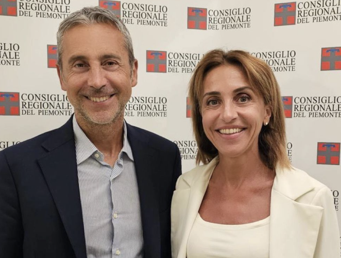 Riva Vercellotti con l'assessore Chiorino