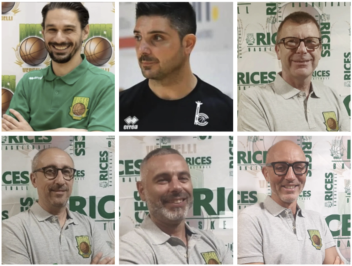 I tecnici delle giovanili: Galdi, Scarfò, Boschetti, Buffa, Pomelari, Piatto I tecnici delle giovanili: Galdi, Scarfò, Boschetti, Buffa, Pomelari, Piatto