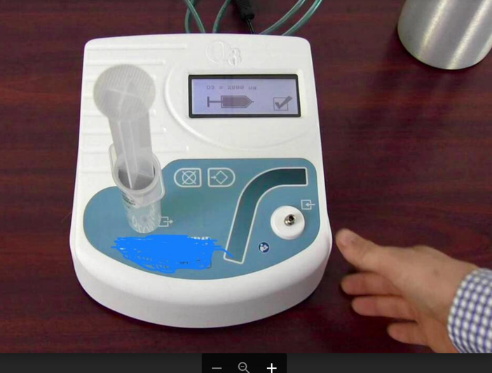 L'apparecchio utilizzato per l'ozono-terapia