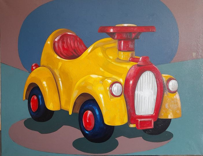 In concessionaria uno spazio per l'arte: alla Volvo Autovar espone Luca Andreotti