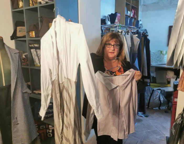 Lorena Chinaglia, presidente Diapsi, all'interno del laboratorio Brein Lorena Chinaglia, presidente Diapsi, all'interno del laboratorio Brein