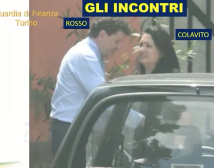 Il procuratore Saluzzo nel corso della conferenza stampa svolta a Torino