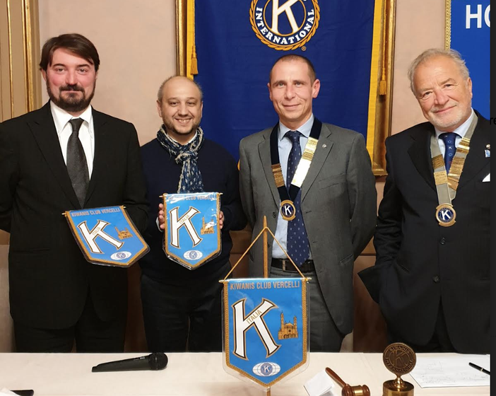 Luca Brusotto con gli ospiti della serata