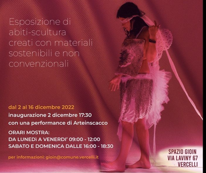 Omaggio ai "Vestiti d' Arte": apre la mostra allo spazio Gioin