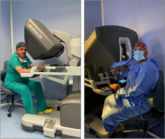 Robot chirurgico "Da Vinci": in quattro mesi 64 interventi tra Chirurgia e Urologia Robot chirurgico "Da Vinci": in quattro mesi 64 interventi tra Chirurgia e Urologia