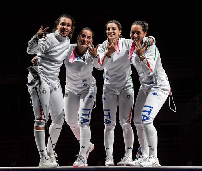Per Federica Isola un meraviglioso bronzo olimpico nella spada a squadre Per Federica Isola un meraviglioso bronzo olimpico nella spada a squadre
