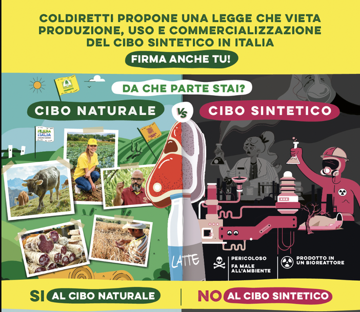 No dei pediatri italiani al cibo sintetico