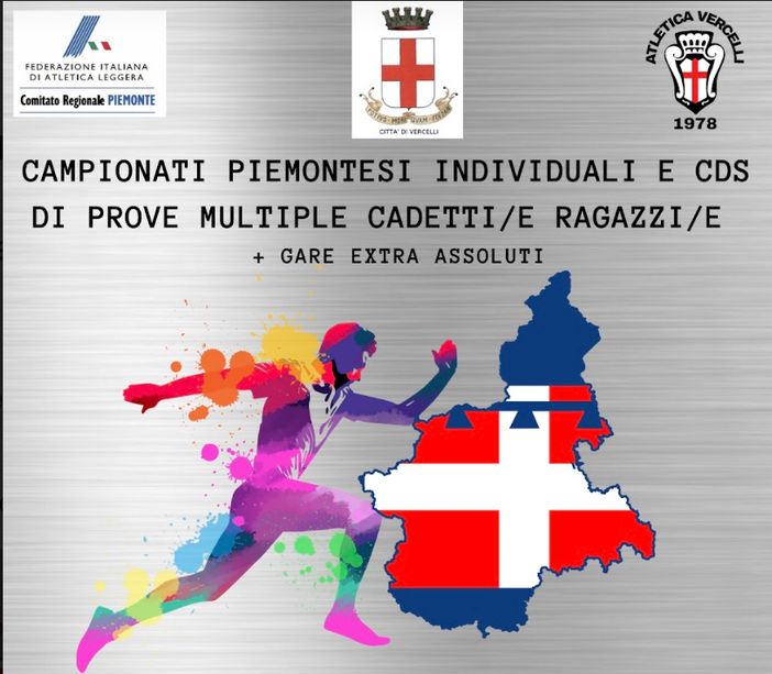 Atletica: a Vercelli i campionati regionali di prove multiple ragazzi e cadetti