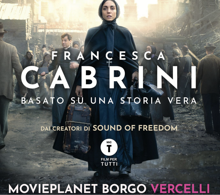 La locandina del film "Francesca Cabrini"