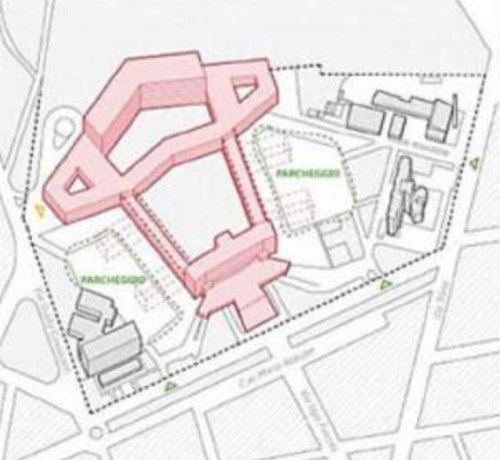 La bozza dello studio di fattivilità del nuovo ospedale La bozza dello studio di fattivilità del nuovo ospedale