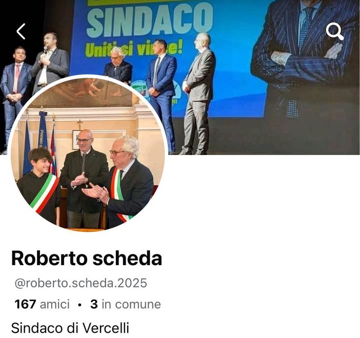Attenzione al profilo Facebook con il nome del sindaco Scheda: è un falso