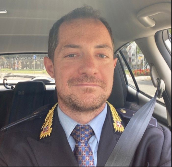Andrea Borgione, vice comandante della Polizia locale di Vercelli
