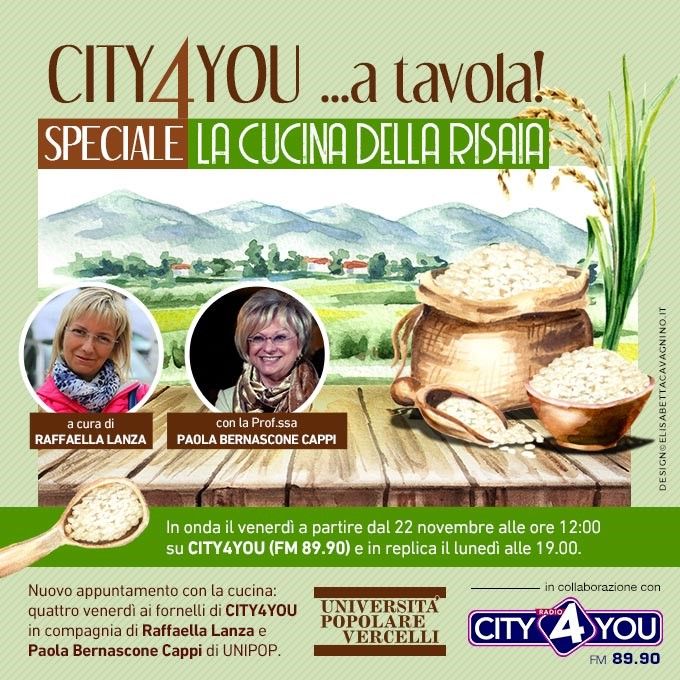 Appuntamento con la cucina, in radio