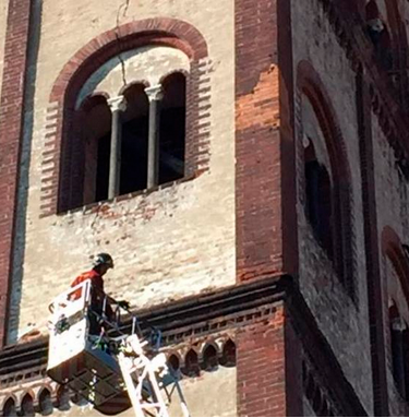 Sos per il Sant'Andrea: peggiora anche la crepa della torre