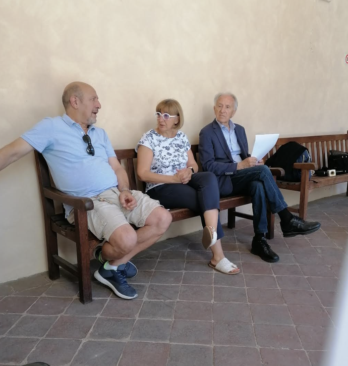 Sbaratto, Cinzia Ordine e Gianni Mentigazzi, che ha fatto gli onori di casa