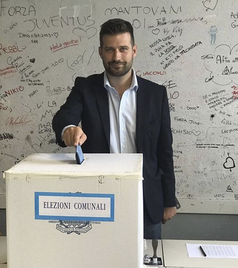 Paolo Tiramani, neo sindaco di Borgosesia Paolo Tiramani, neo sindaco di Borgosesia