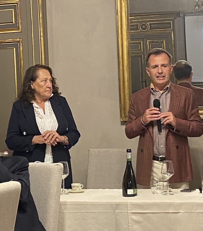 Paoletta Picco, presidente del Fai, insieme al presidente Tino Candeli