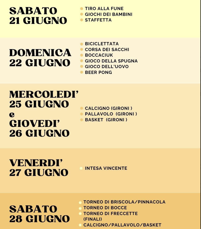 Cigliano, ecco che torna dopo 37 anni il Palio dei rioni Cigliano, ecco che torna dopo 37 anni il Palio dei rioni