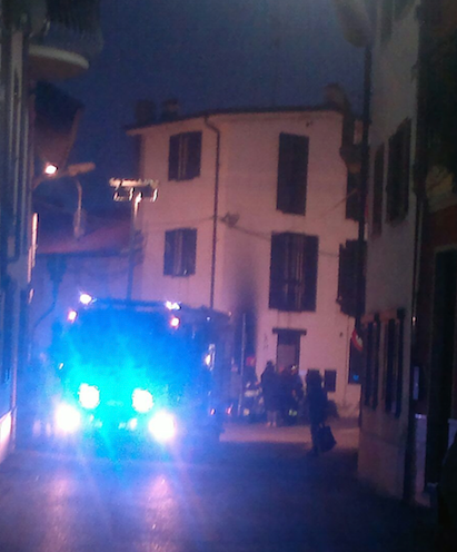 Principio di incendio a Santhià