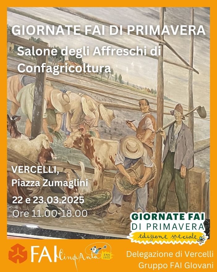 Giornate Fai di Primavera, apre la Sala degli Affreschi