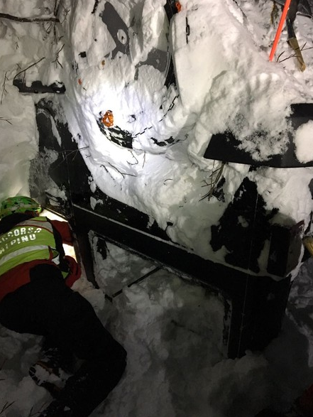 Soccorritori piemontesi al lavoro nell'hotel Rigopiano: le testimonianze - fotogallery Soccorritori piemontesi al lavoro nell'hotel Rigopiano: le testimonianze - fotogallery