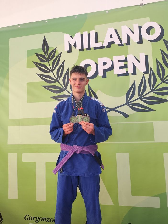 Jiujitsu, week end di medaglie per Pietro Ferrero