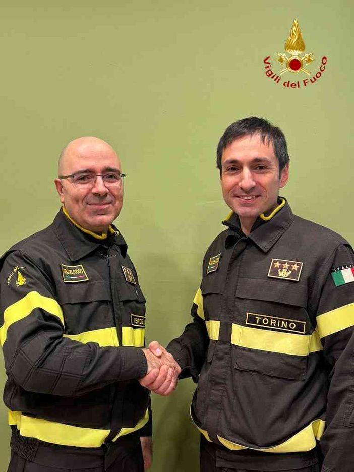 Il passaggio di consegne tra i comandanti Marino e Bolognese Il passaggio di consegne tra i comandanti Marino e Bolognese