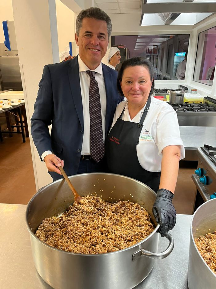 Panissa "superstar" nella sfida alla Fiera del Riso di Isola della Scala Panissa "superstar" nella sfida alla Fiera del Riso di Isola della Scala