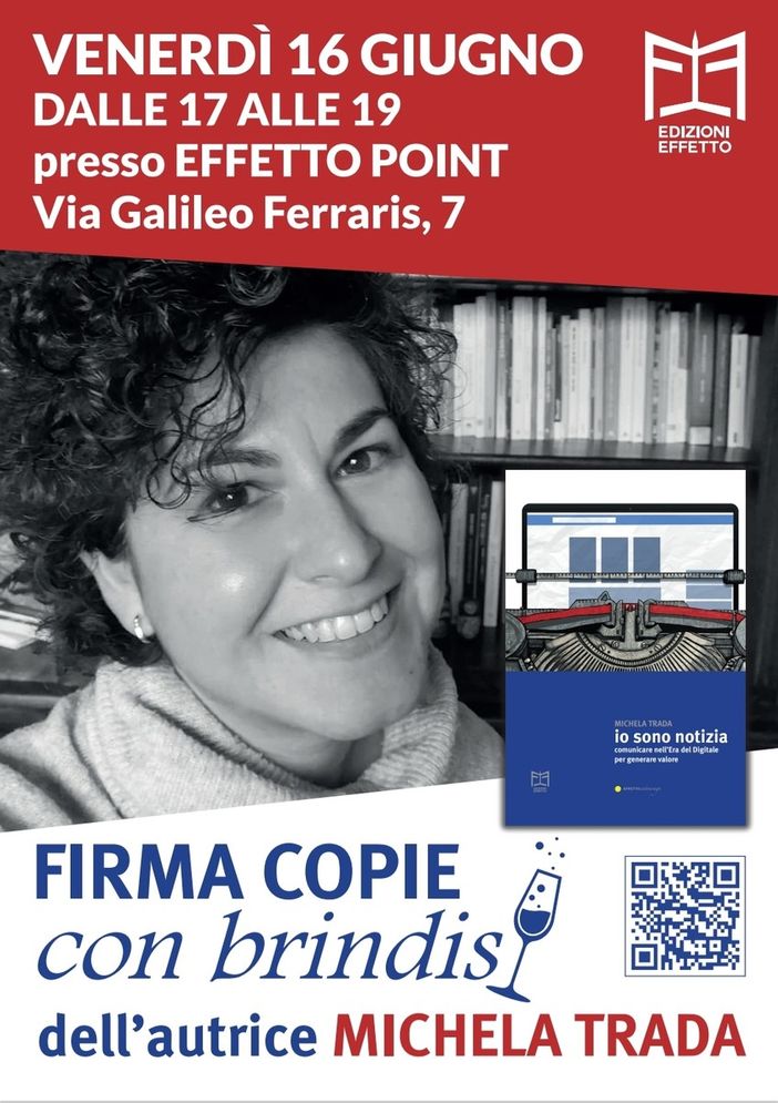 "Io sono Notizia": firma copie con Michela Trada