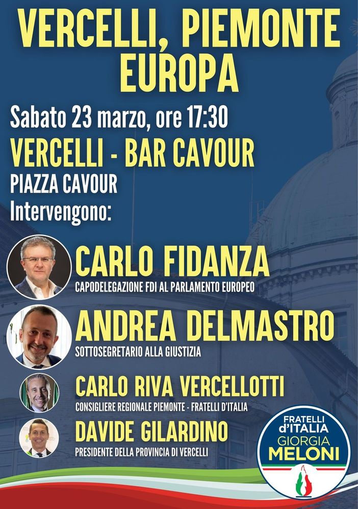 Europee, per FdI c'è Carlo Fidanza Europee, per FdI c'è Carlo Fidanza
