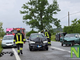 Scontro tra 3 mezzi a Villanova, code e traffico sulla Provinciale per Carisio (foto di Giacomo Chiarini per newsbiella.it)