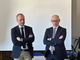 Il manager Ricci e il sindaco Bonaccio Il manager Ricci e il sindaco Bonaccio