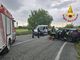 Vercelli, scontro tra auto e furgone: conducenti in ospedale Vercelli, scontro tra auto e furgone: conducenti in ospedale