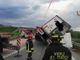Autoarticolato si ribalta sulla A26 a Ghemme Autoarticolato si ribalta sulla A26 a Ghemme