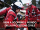 "Vieni a scoprire la protezione civile Cri" "Vieni a scoprire la protezione civile Cri"