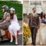 Francesca Michielin si è sposata, giro in Vespa come 'Vacanze romane'