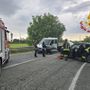 Vercelli, scontro tra auto e furgone: conducenti in ospedale