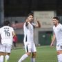 Bertoli esulta dopo il gol (foto Devecchi) Bertoli esulta dopo il gol (foto Devecchi)
