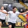 Pagliari esulta dopo il gol (foto Devecchi) Pagliari esulta dopo il gol (foto Devecchi)