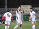 Bertoli esulta dopo il gol (foto Devecchi)