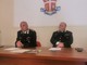 Da sin: il comandante provinciale dell'Arma, colonnello Emanuele Caminada, il tenente colonnello Paolo Degrassi