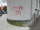 Un atto vandalico chiude la campagna referendaria