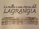 Le mille e una storia del Lagrangia