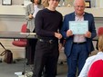 Davide Santoro, diplomato con 100 e lore