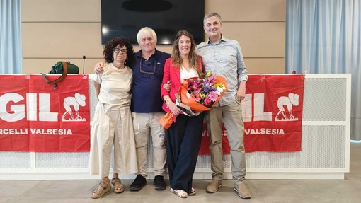 Cgil Vercelli Valsesia, Lara Danesino nuova segretaria generale Cgil Vercelli Valsesia, Lara Danesino nuova segretaria generale